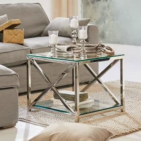 Beistelltisch STAMFORD silber