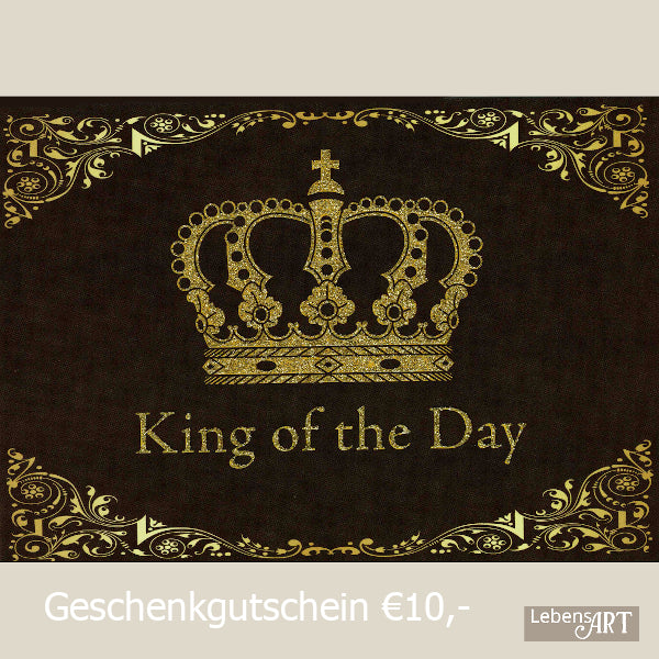 Glückwunschkarte Geschenkkarte Warenwert €10 für "ihn"
