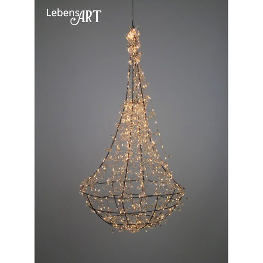 Kristall-Leuchter mit 480 LED