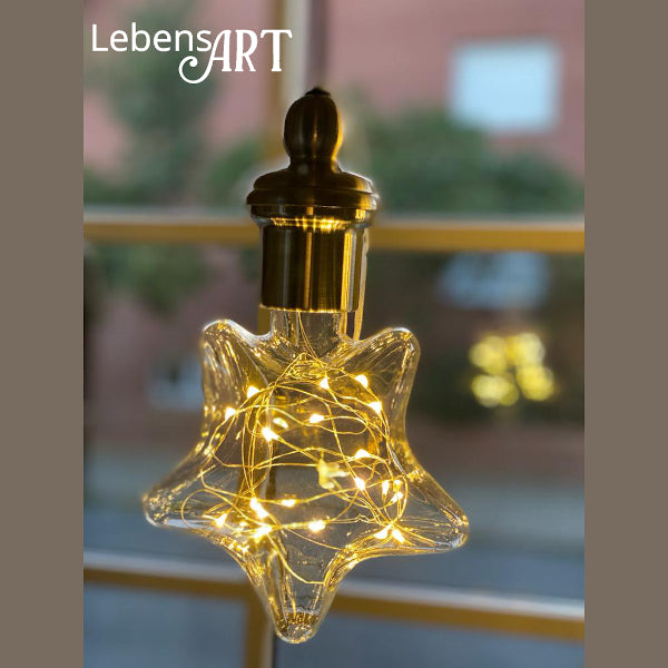 Glühbirne LED-Lichterkette Stern