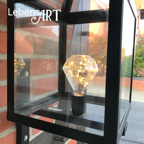 Glühbirne LED-Lichterkette Diamant E27