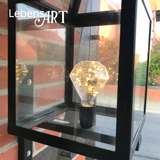 Glühbirne LED-Lichterkette Diamant E27