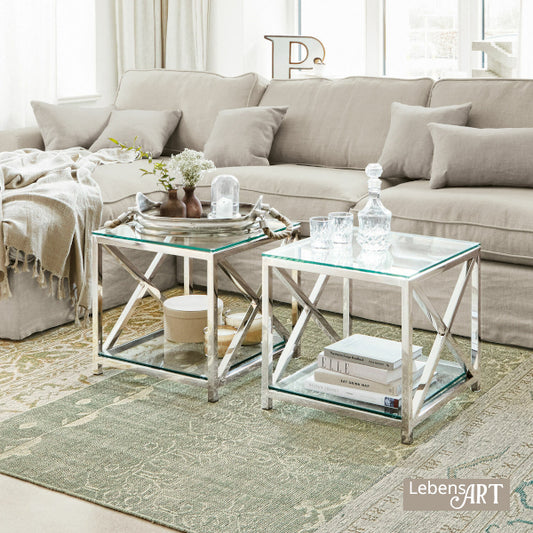Beistelltisch STAMFORD silber