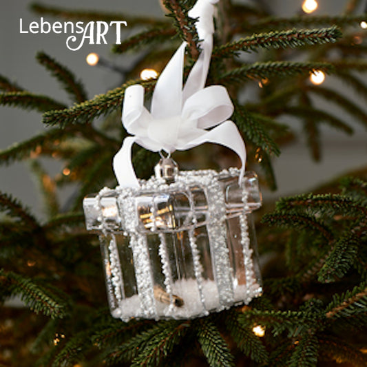 Beads Present Ornament Silver