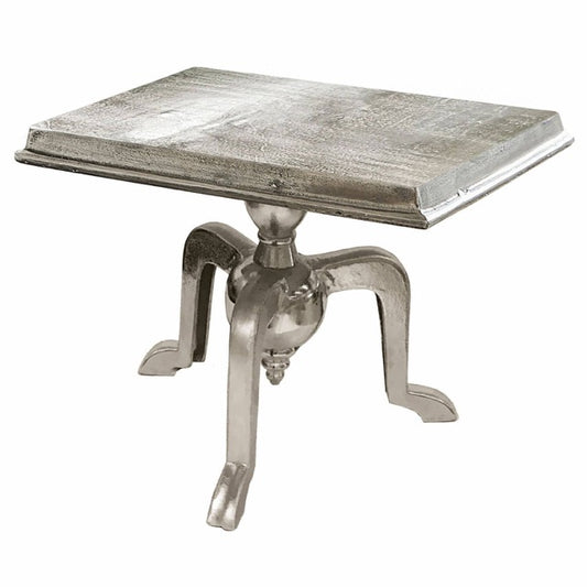 Beistelltisch ANTIA Aluguss antiksilber #19558