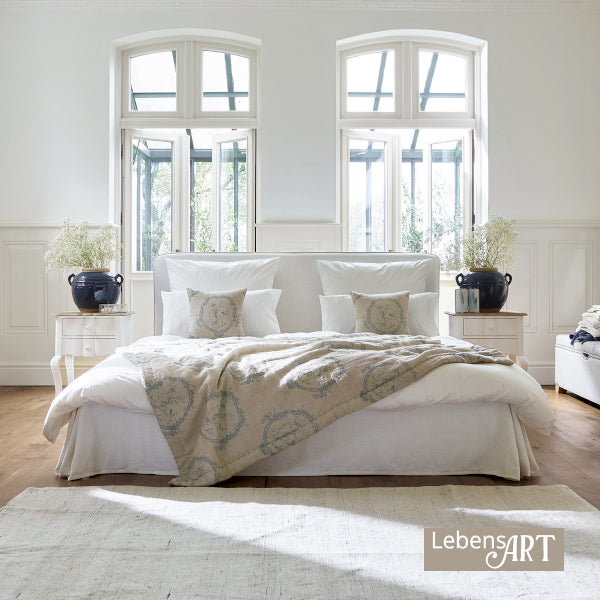 Bett AUBRIANNE HamptonStyle weiss