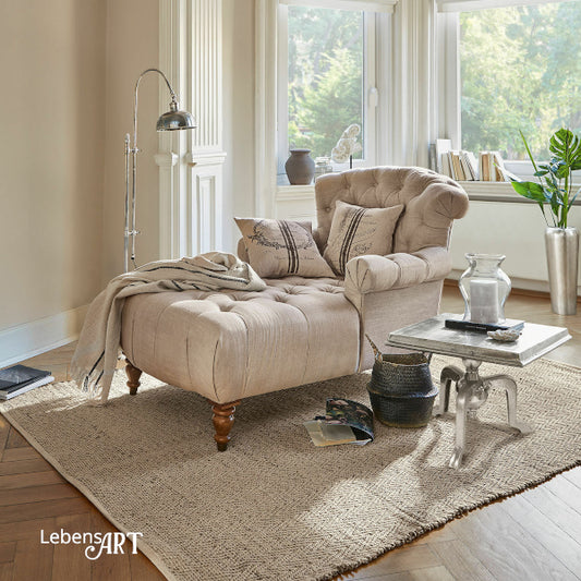 Chaiselongue SPRINGFIELD VILLAGE graubeige