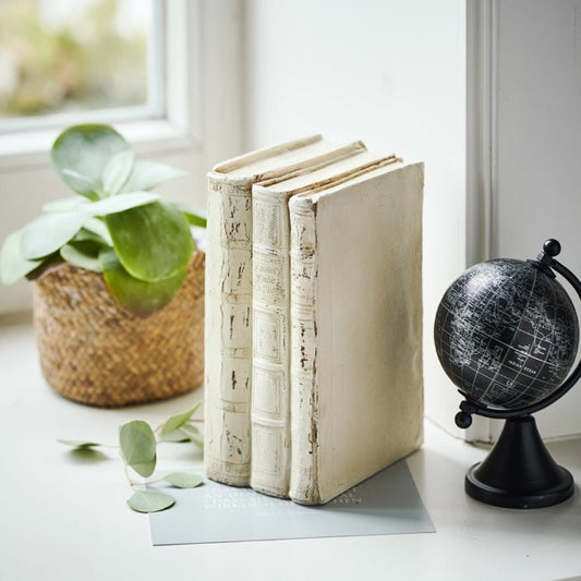 Deko-Buch BAOZ nostalgisch bemalt creme #15560-1