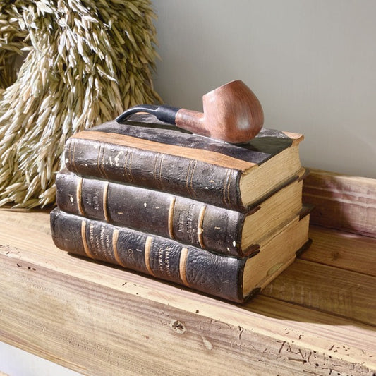 Deko-Buch RAKEEM Vintage-Flair Pfeife #16902
