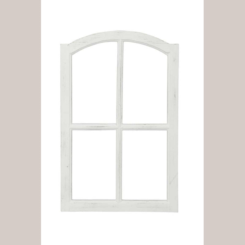 Deko-Fenster nostalgisch Sprossenfenster antikweiß S #410530077101