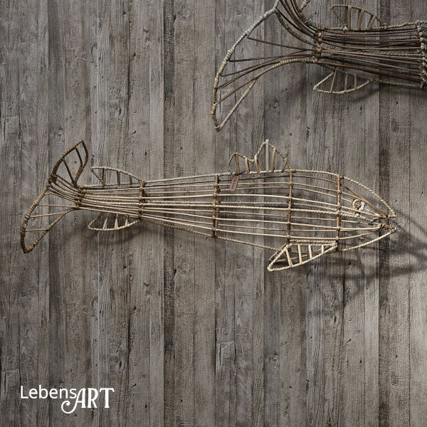Fabulous Rattan Fish M handgefertigt