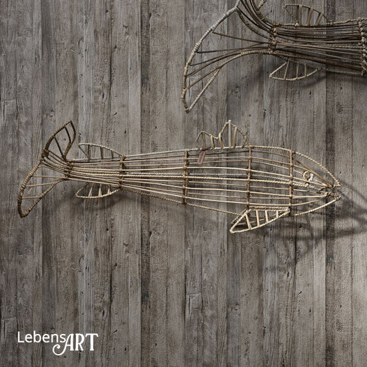 Fabulous Rattan Fish M handgefertigt