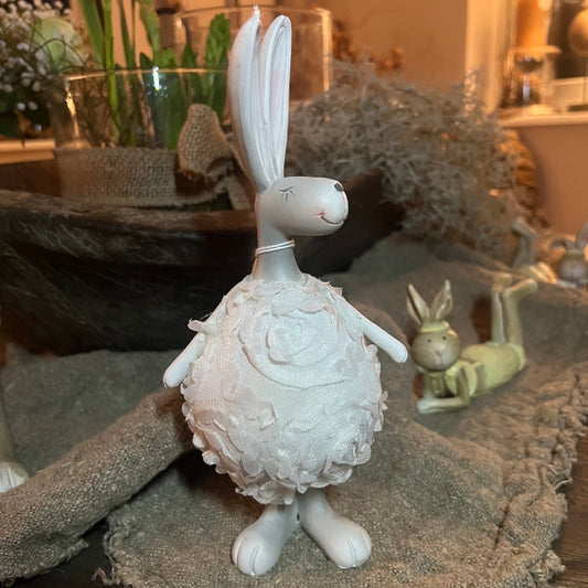 Hase Ivory Polyresin weiß -S- #260748