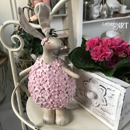 Hase Langohr vollschlank pink 26cm