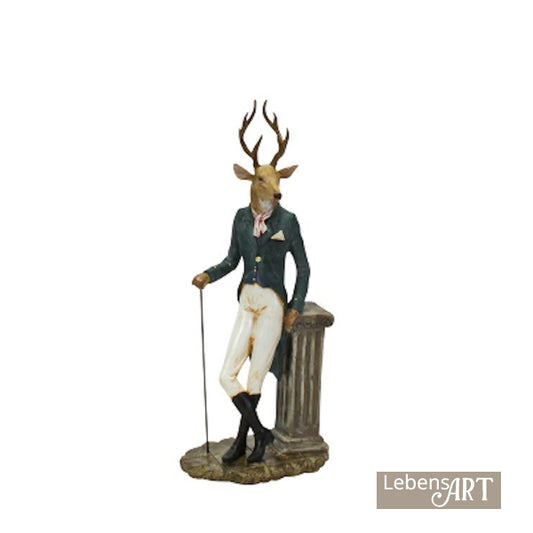 Figur Hirsch mit Gehstock