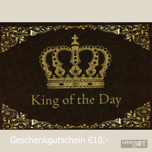 Glückwunschkarte Geschenkkarte Warenwert €10 für "ihn"