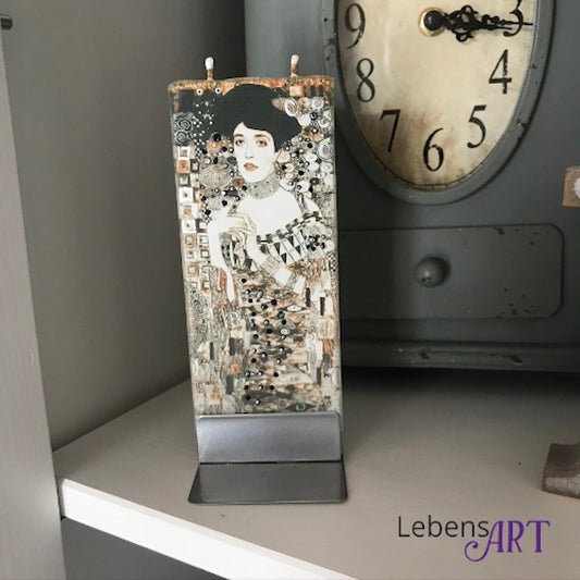 Kerze flach G.Klimt 046