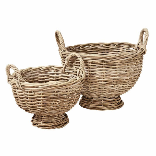 Korb BUNYAN 2erSet handgeflochten NaturRattan #22981