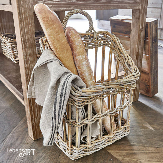 Korb LEFAUX Rattan Handarbeit #21575