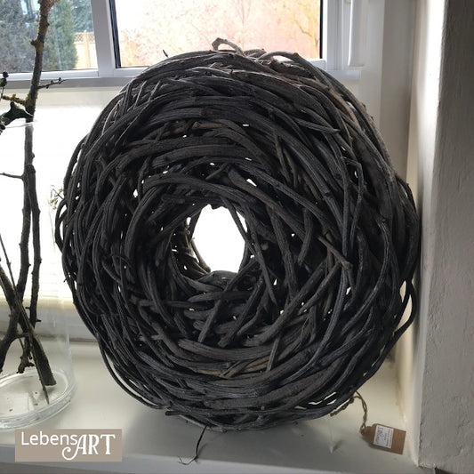 Kranz aus Wein-Reben mittelgrau D50cm