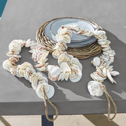 Muschelgirland DITOS Unikat natur #21836