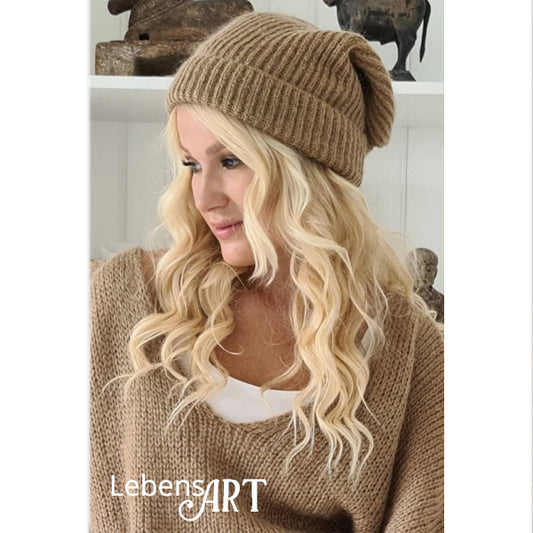 Mütze Mohair Muffy Cappuccino