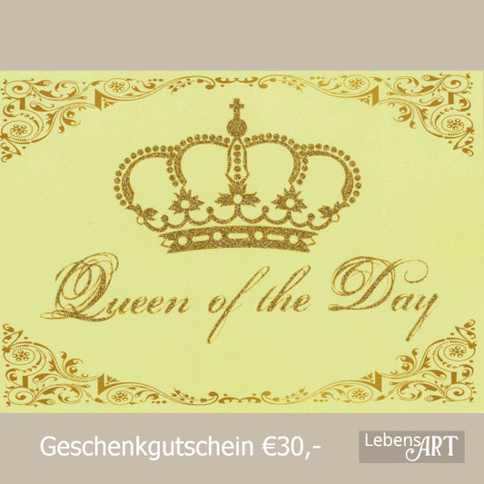 Glückwunschkarte €30 für "sie"