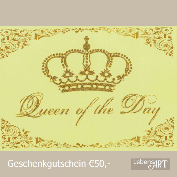 Glückwunschkarte €50 für "sie"
