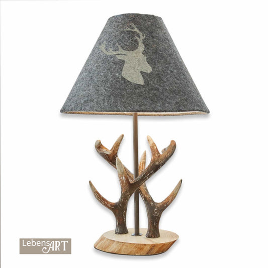Tischlampe Lodge Geweih