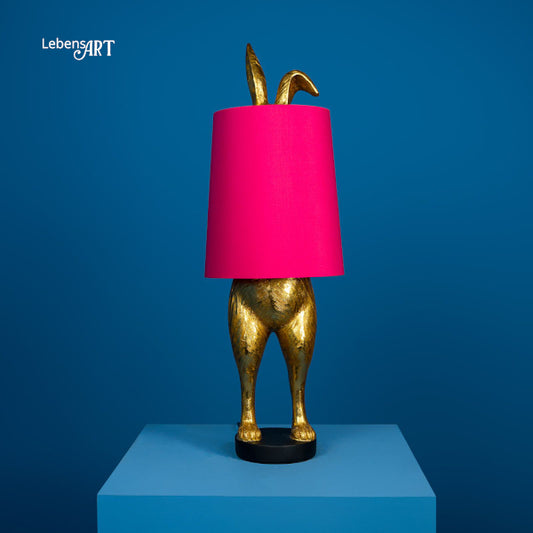 Tischleuchte Hiding Bunny® magenta