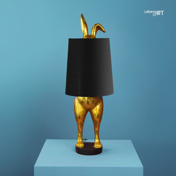 Tischleuchte Hiding Bunny® schwarz