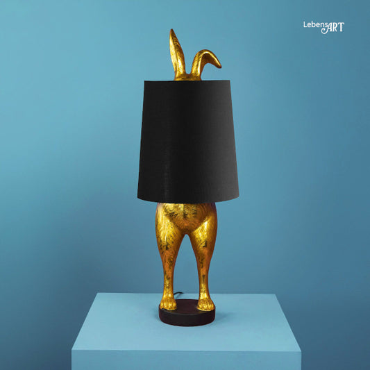 Tischleuchte Hiding Bunny® schwarz