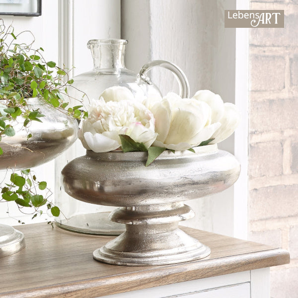 Vase Loyère antiksilber klein