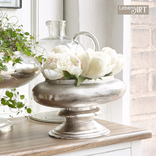 Vase Loyère antiksilber klein