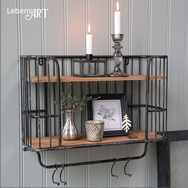 Wandregal Industriedesign Metal Regalböden - Größe XL