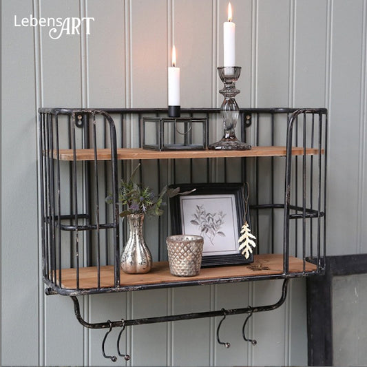 Wandregal Industriedesign Metal Regalböden - Größe XL